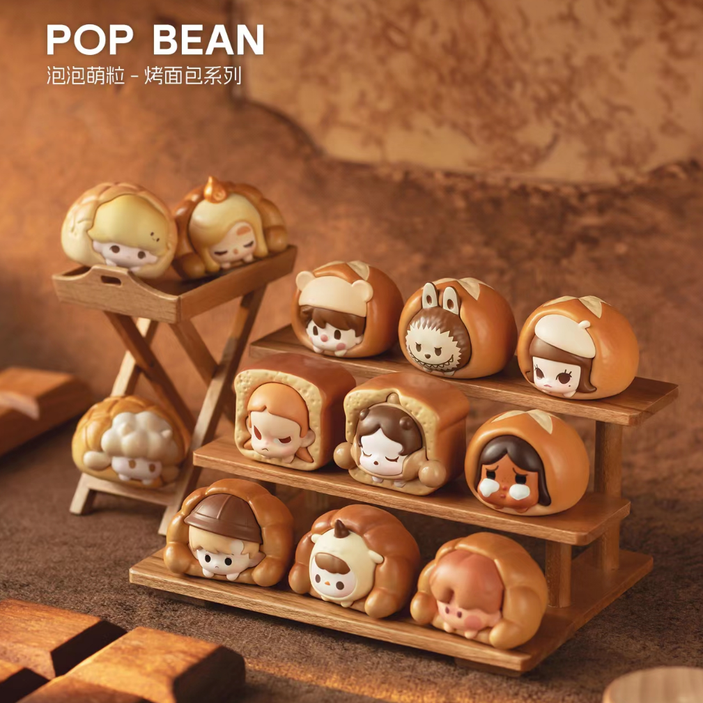 POP BEAN Toast Series PVC Figures