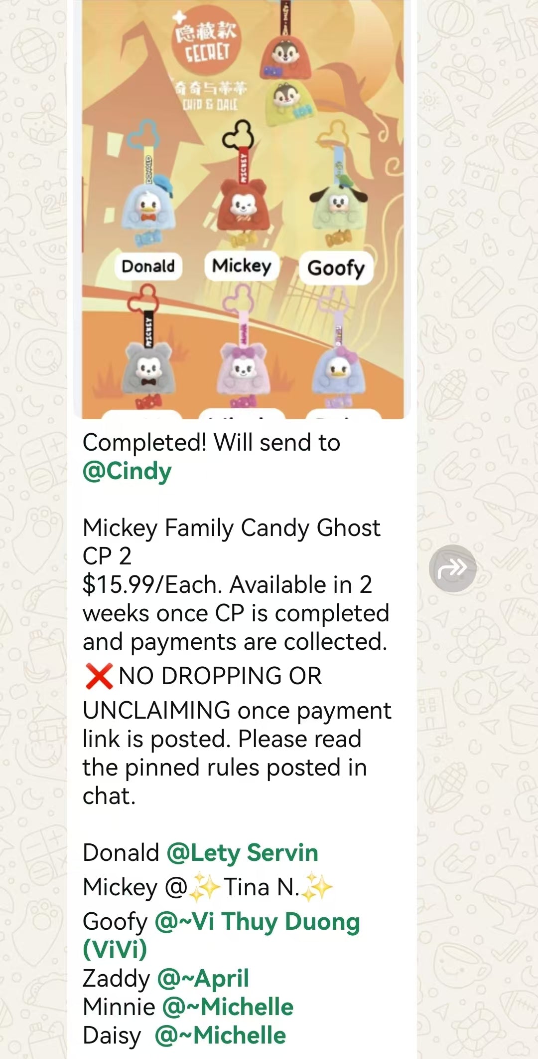 cp2-Mickey Family Candy Ghost 10.07