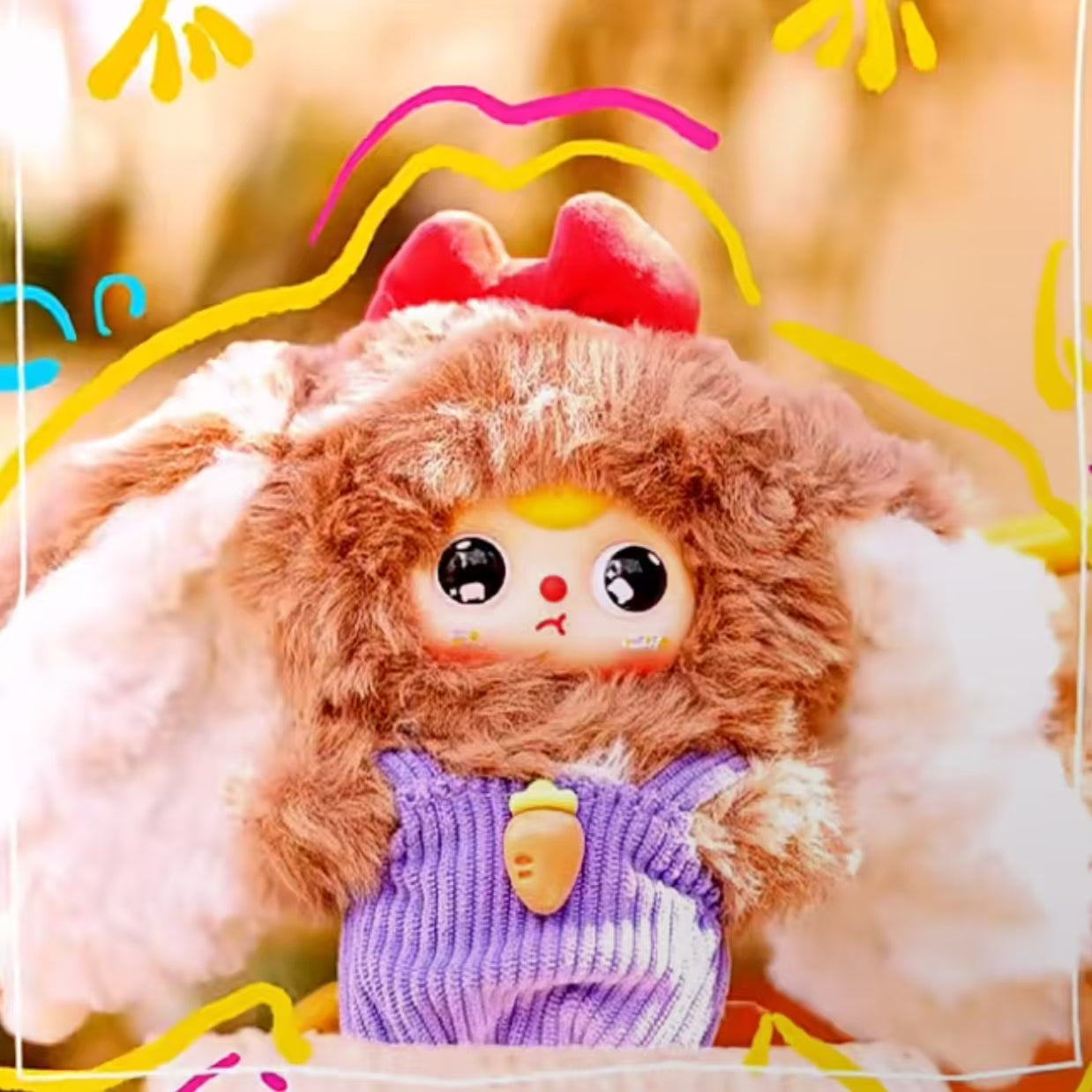 Baby Three Macarons Cute Bunny V2 Plush Blind Box