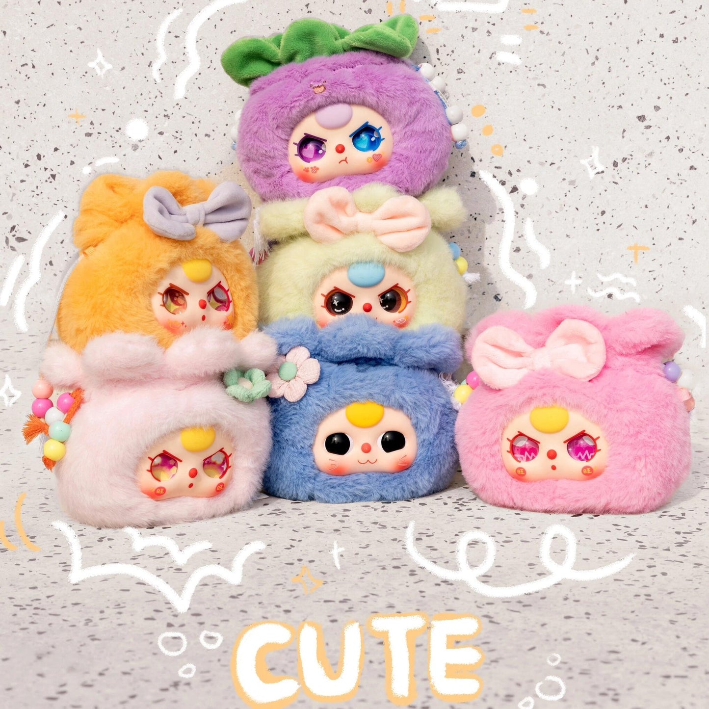 Baby Three Lucky Bag Plush Series Toy Blind Box Dolls