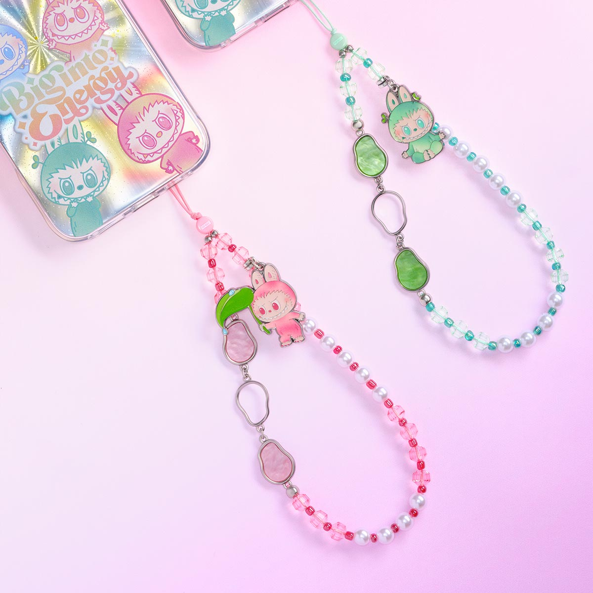 THE MONSTERS Big into Energy Series-Phone Charm Blind Box SIZE