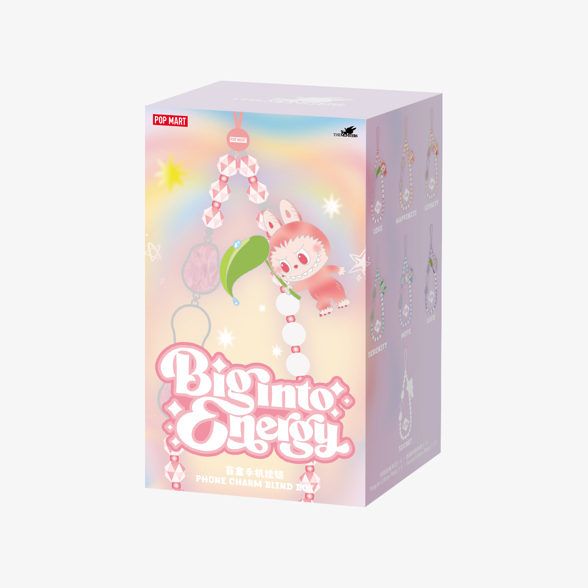 THE MONSTERS Big into Energy Series-Phone Charm Blind Box SIZE