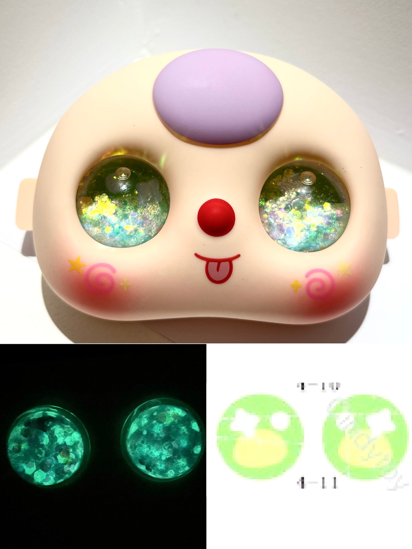Custom Luminous Liquid Eyes for bb3 Baby Three (The price shown is for a pair.)