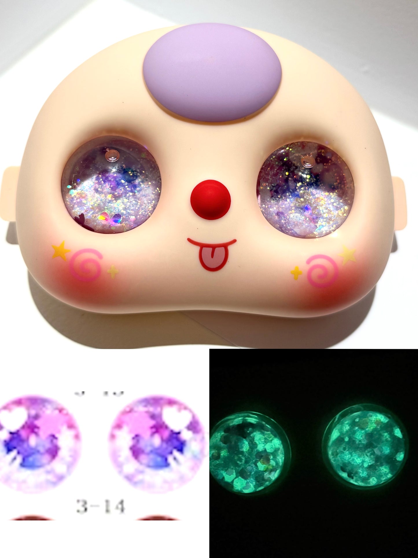 Custom Luminous Liquid Eyes for bb3 Baby Three (The price shown is for a pair.)