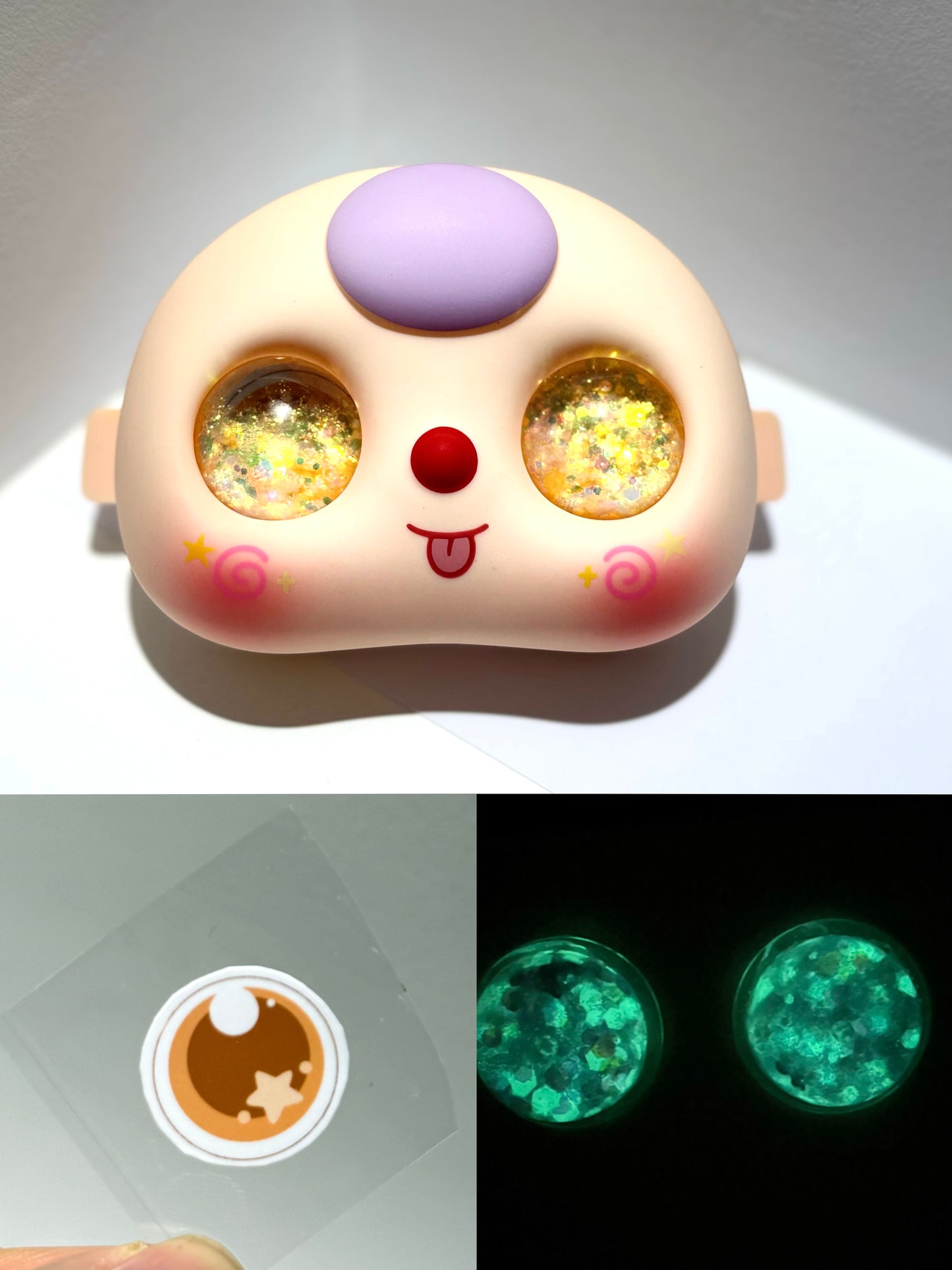 Custom Luminous Liquid Eyes for bb3 Baby Three (The price shown is for a pair.)