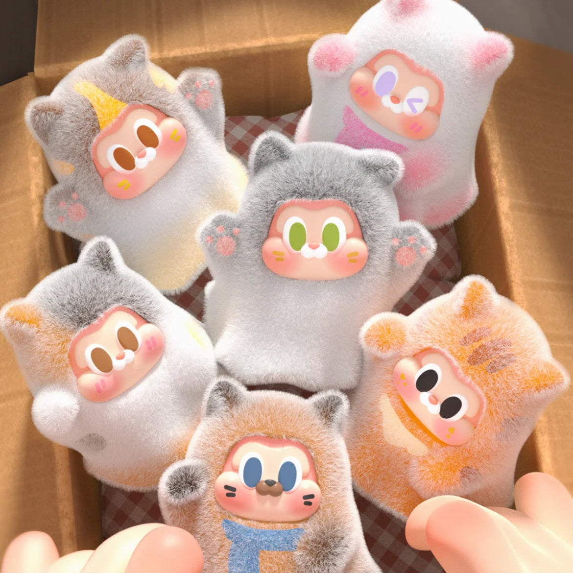 Sllo Oh my Cat Adopt Ghost Cat Bean Blind Box Series