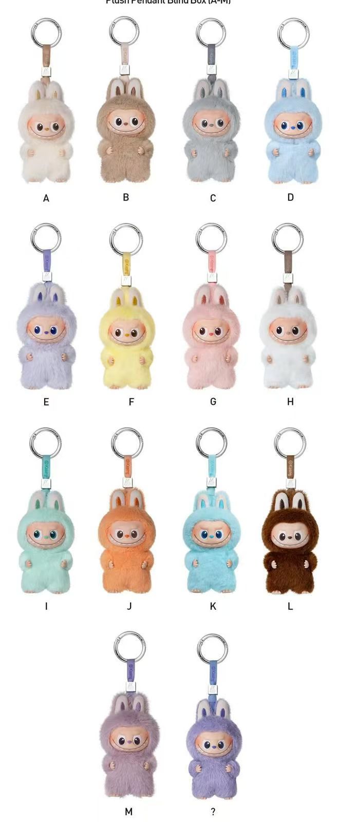 Labubu Initials A-M Pendants CP 1 0830