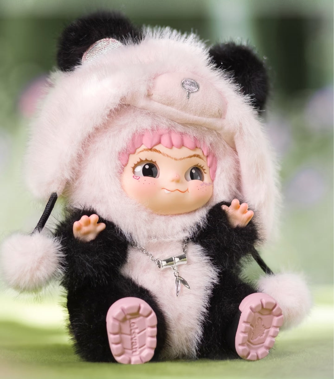 【preorder】Wakuku PanDaDa Plush Series Hanging Card Dolls