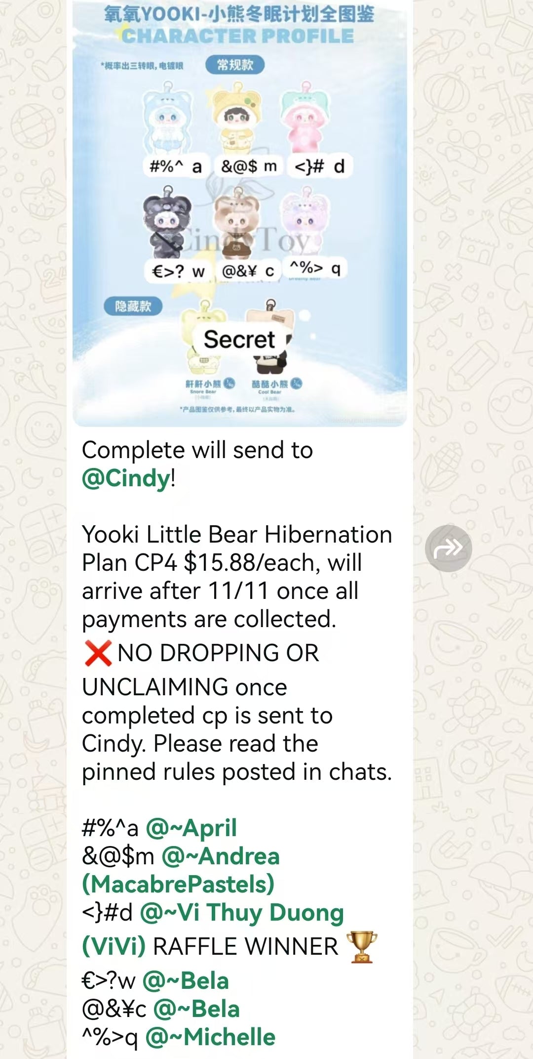 CP4 Yooki Little Bear Hibernation Plan 11.15