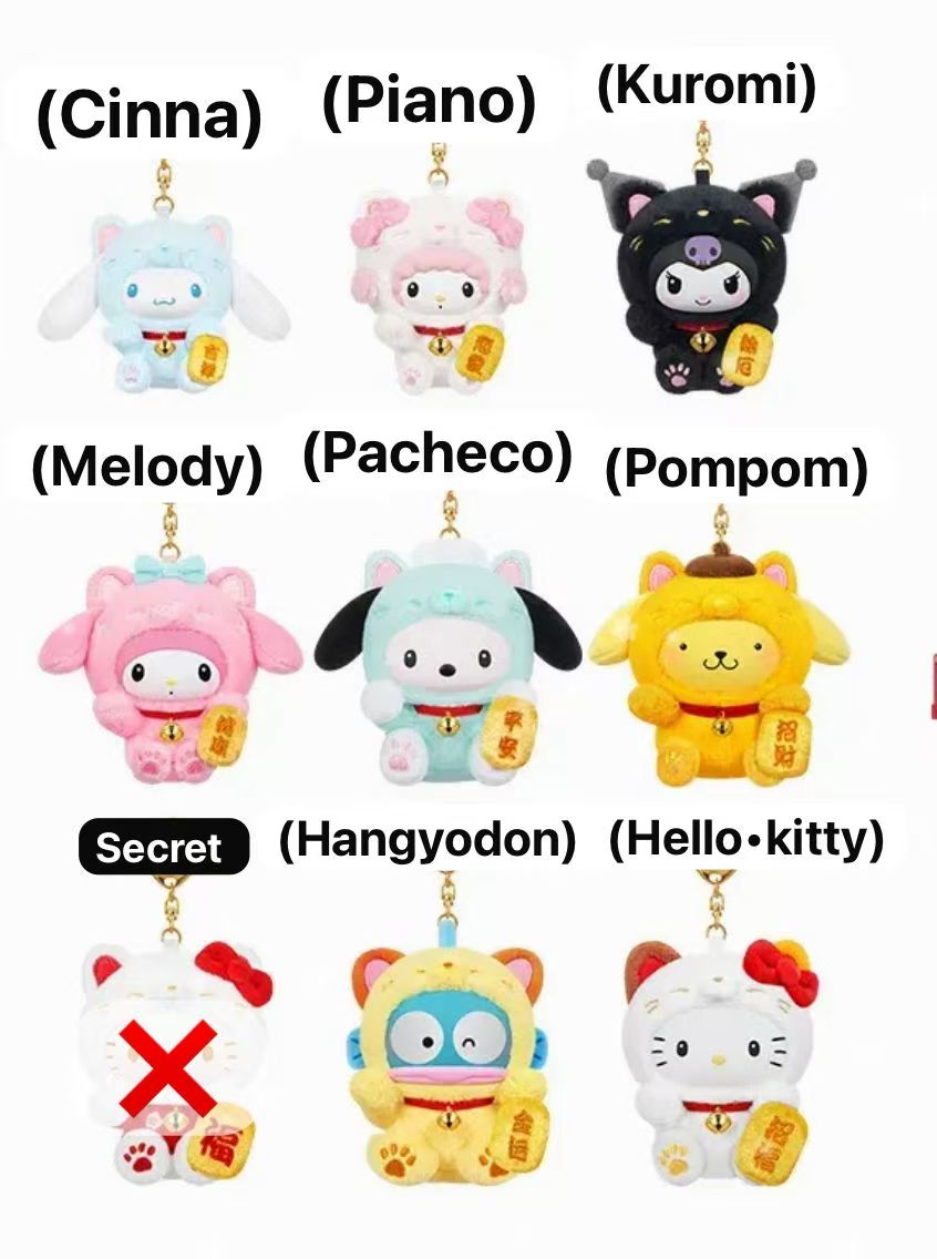 CP1 Sanrio Lucky Cat 🐱 0123