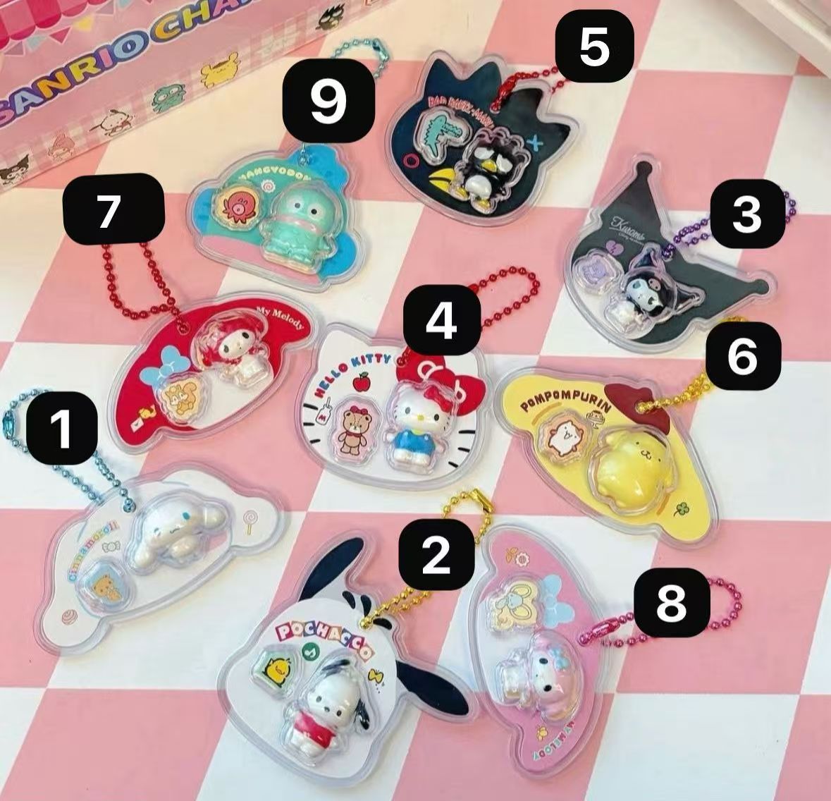 CP4 Sanrio keychain 0208