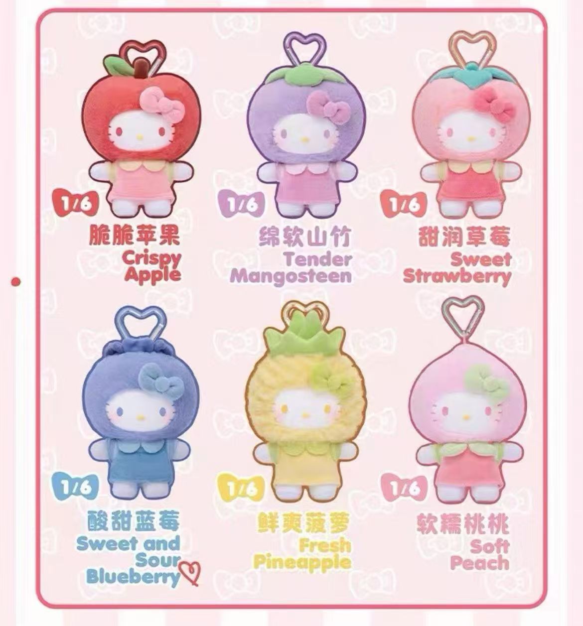 CP 1 Hello Kitty Fruity Plushies 0303