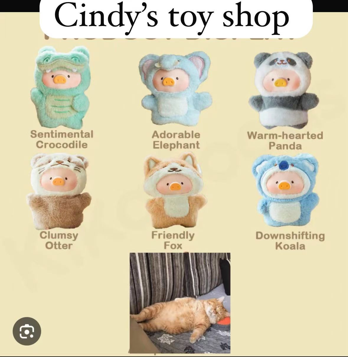 CP3 Lulu the piggy animal party puppet 0304