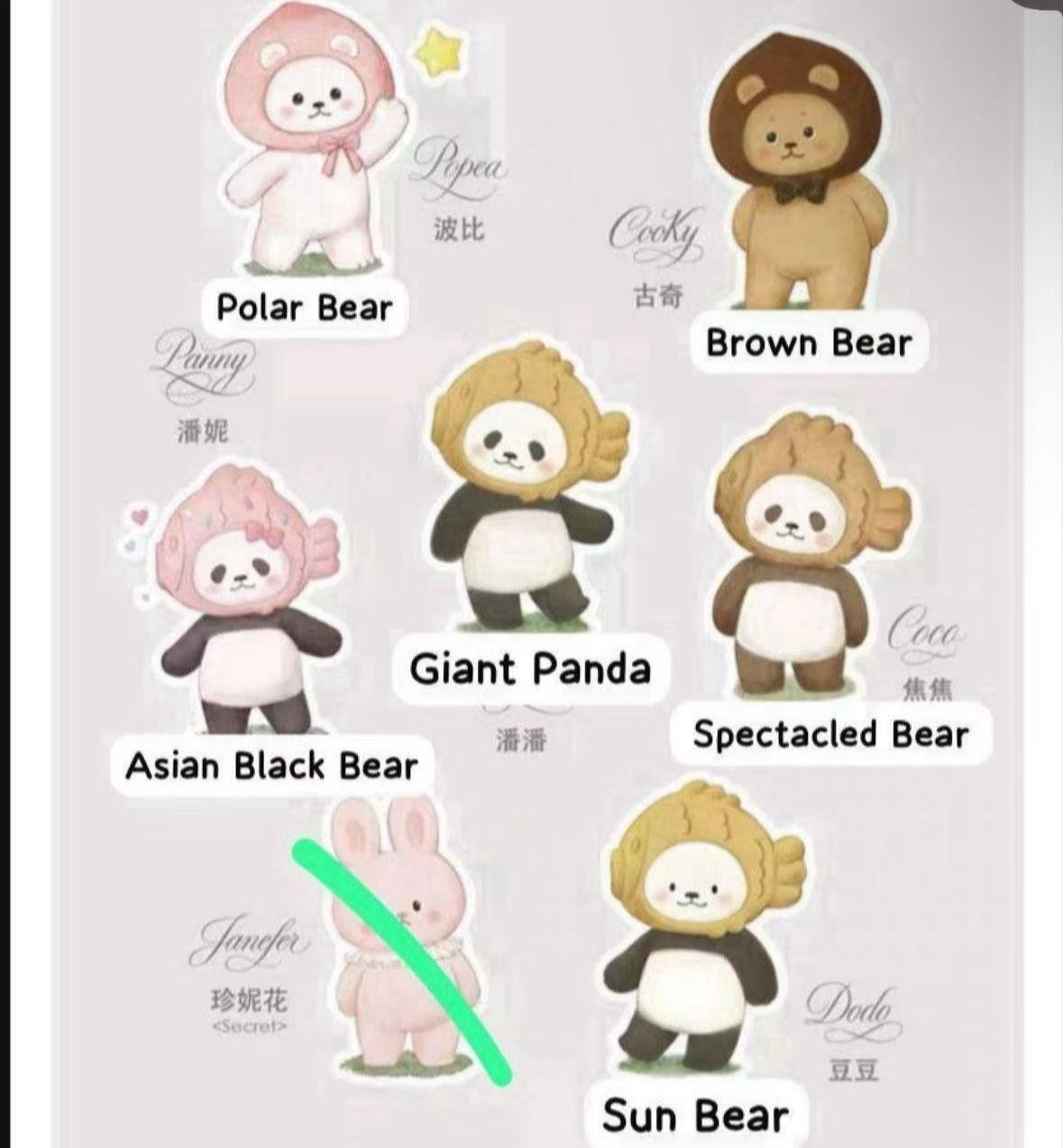 CP3 PanPan Planet Bear Stand by Me 0330