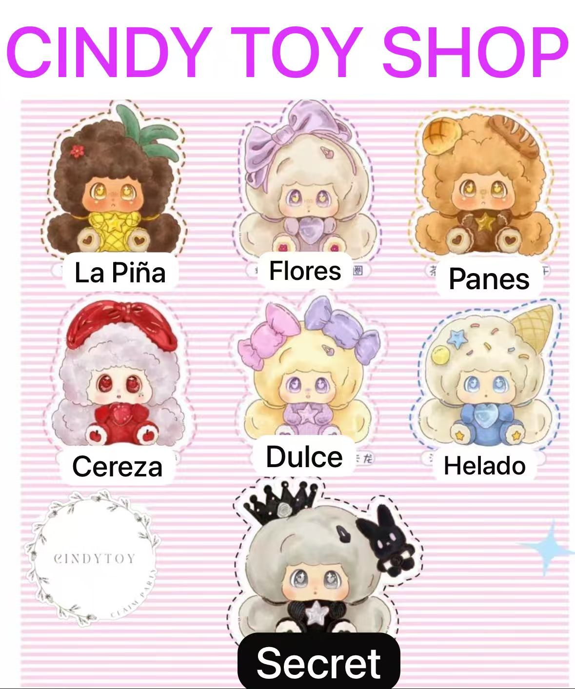 CP1 Micoco &NoNo's Crystal Whispers Plush Series 0508
