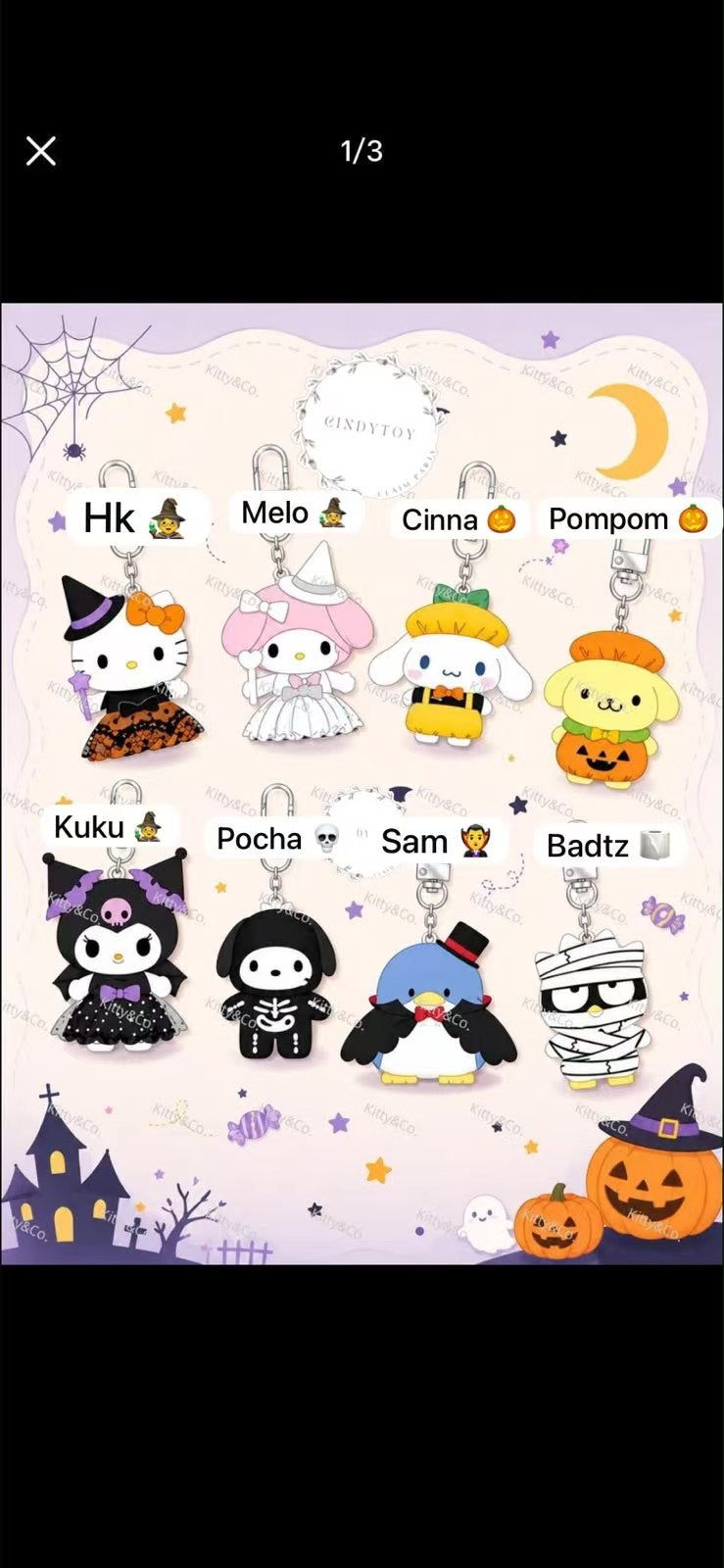 Cp 2 Sanrio Halloween 0909