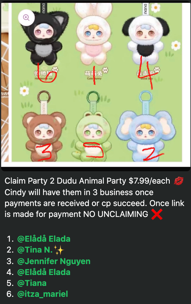2 cp for dudu animal 0629