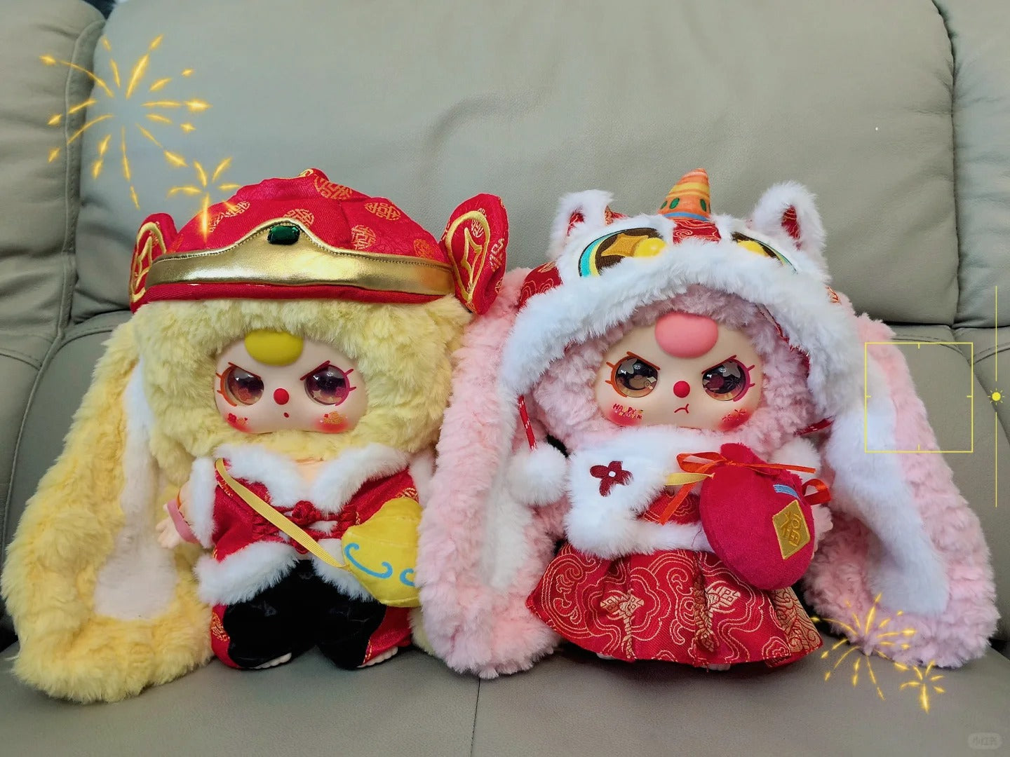 Baby Three CNY Bunny 400% Limited Version Plush (pre order)