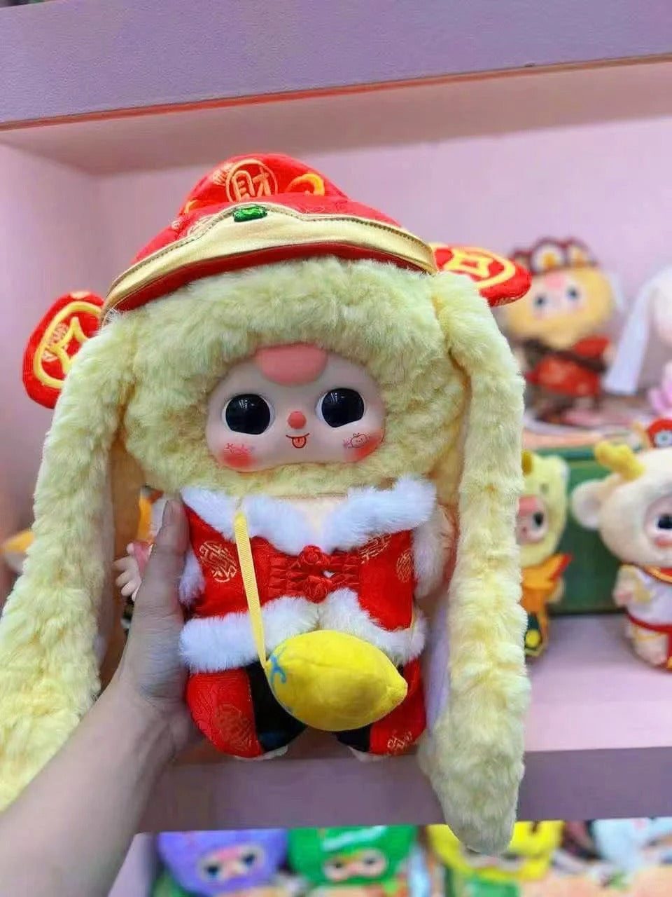 Baby Three CNY Bunny 400% Limited Version Plush (pre order)