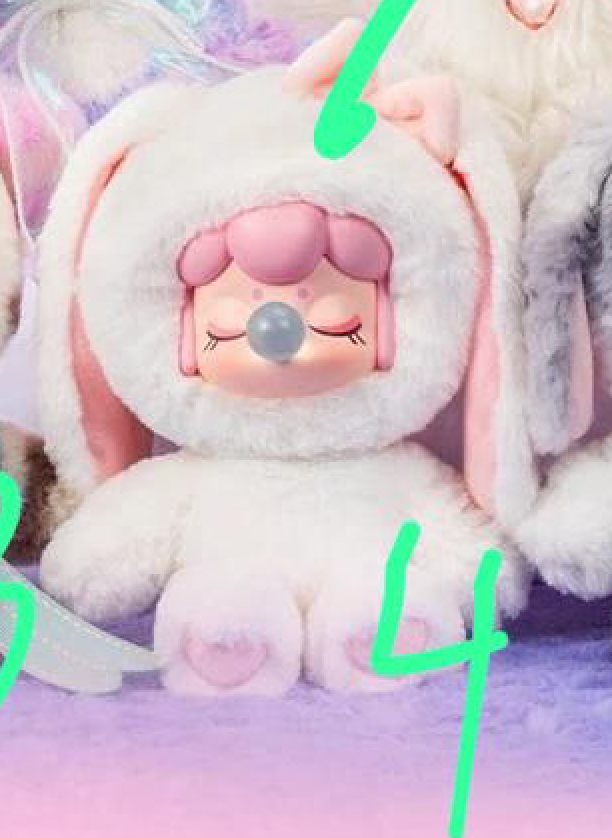 2rd cp for nanci shinny bunny plush
