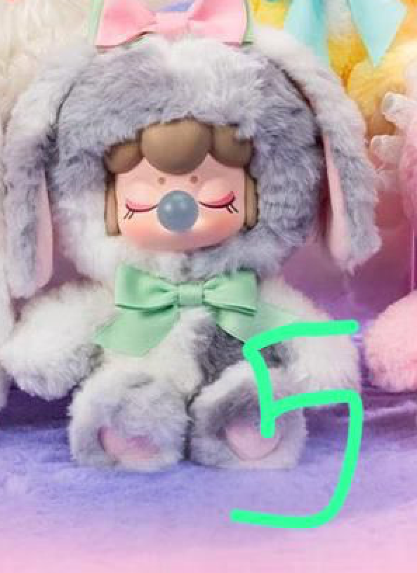 2rd cp for nanci shinny bunny plush