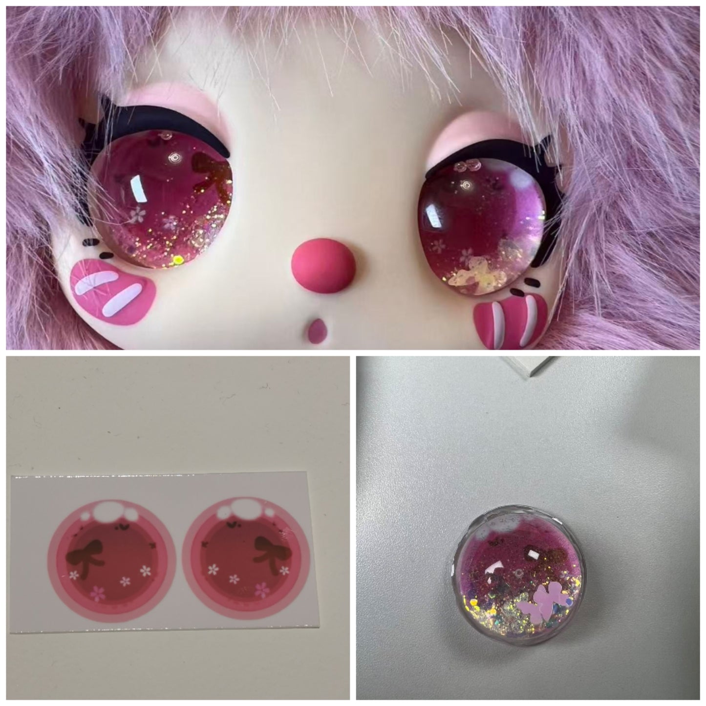 Custom Luminous Liquid Eyes for bb3 Baby Three (The price shown is for a pair.)