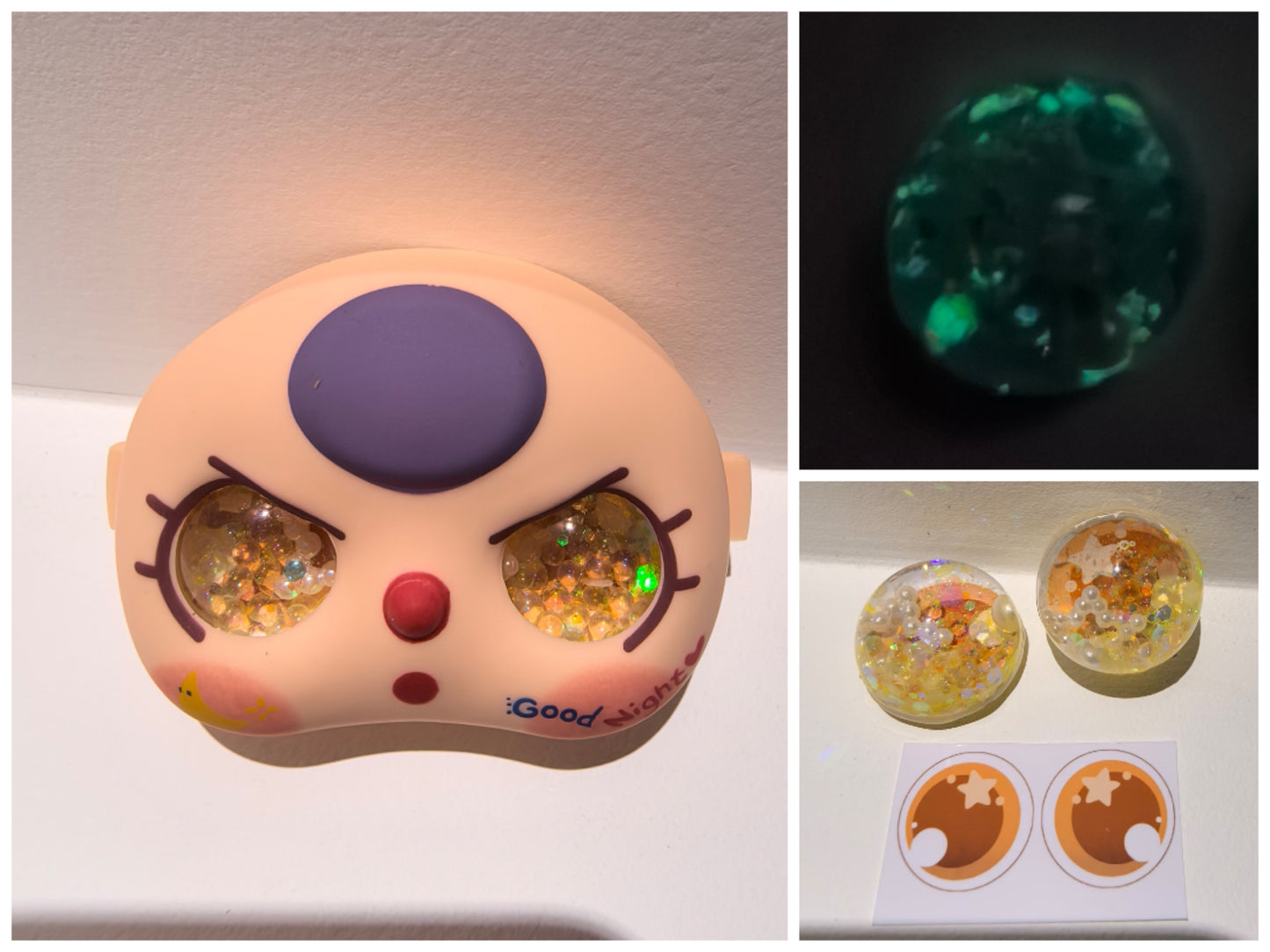 Custom Luminous Liquid Eyes for bb3 Baby Three (The price shown is for a pair.)