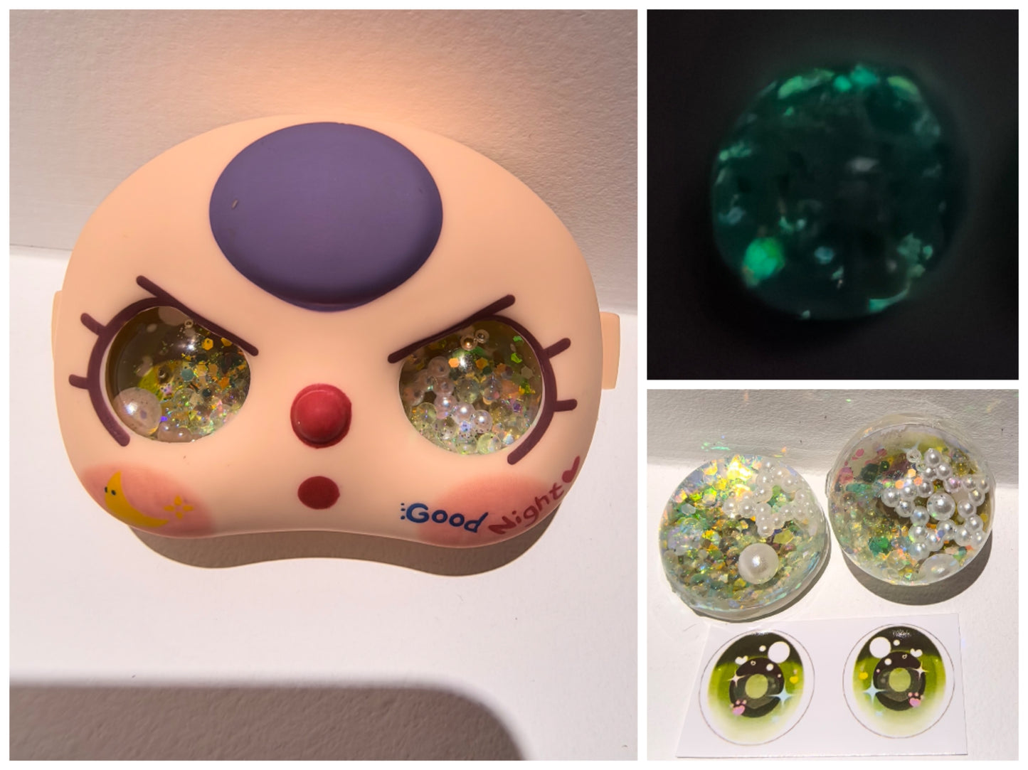Custom Luminous Liquid Eyes for bb3 Baby Three (The price shown is for a pair.)