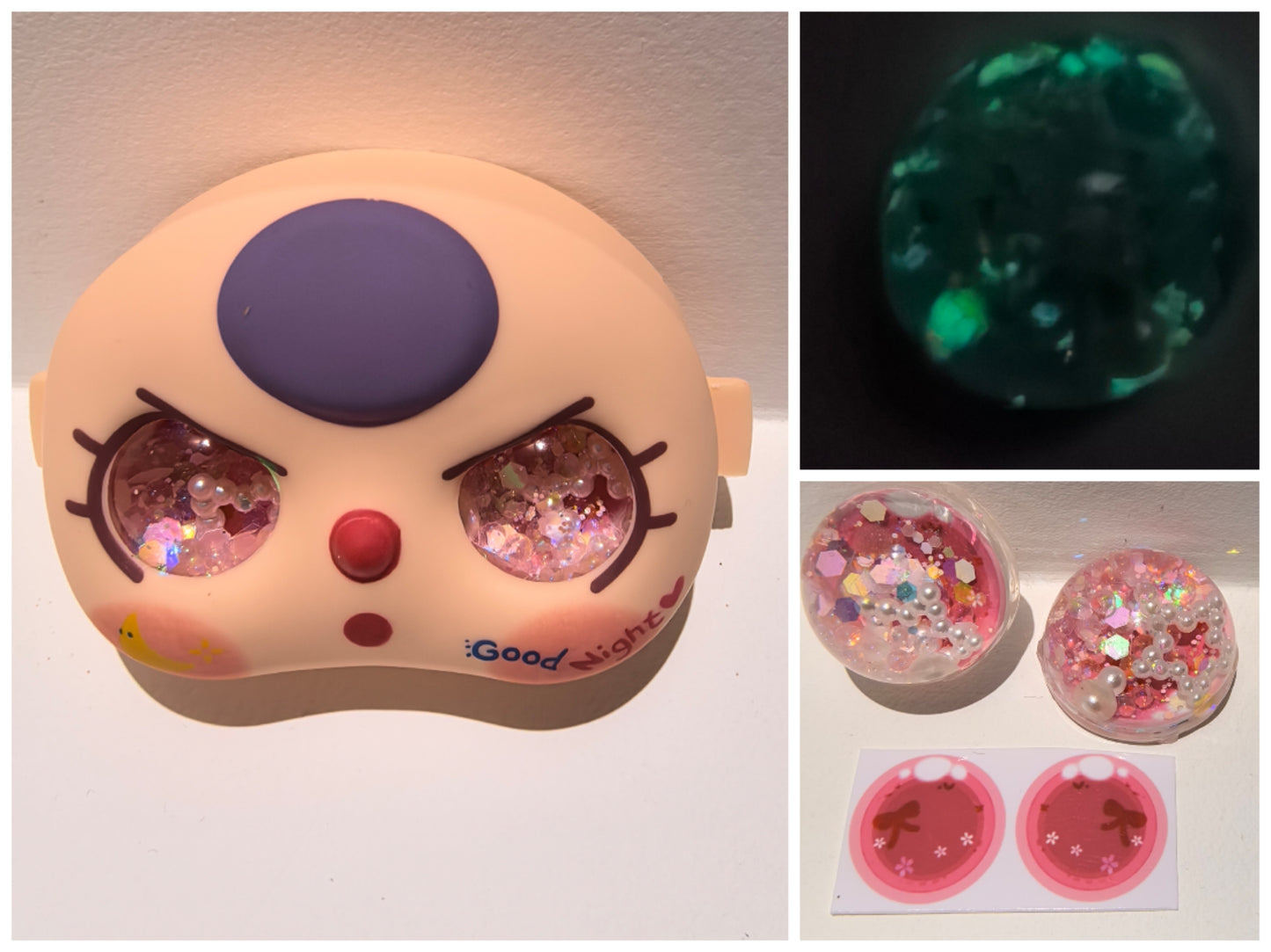 Custom Luminous Liquid Eyes for bb3 Baby Three (The price shown is for a pair.)