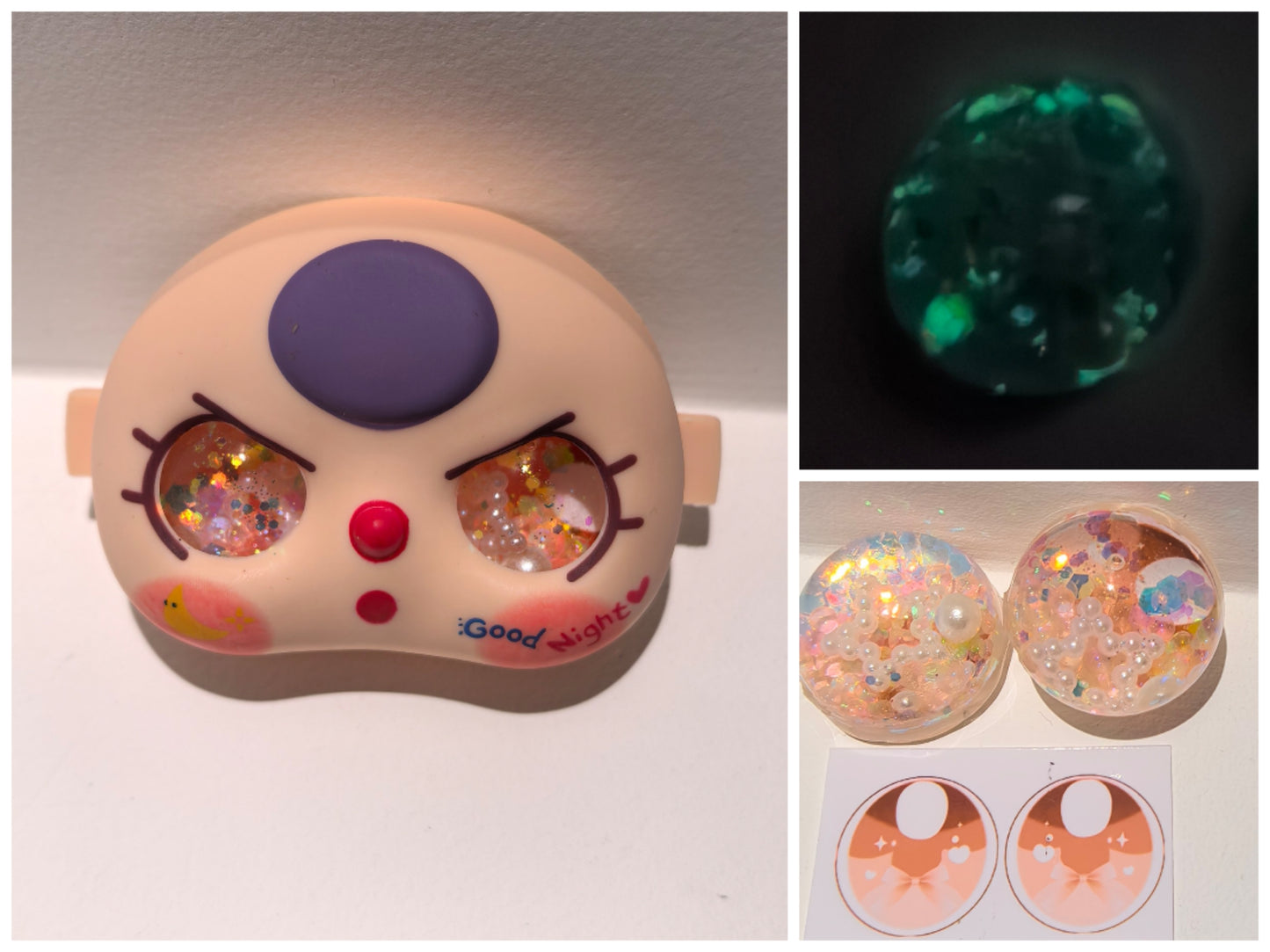 Custom Luminous Liquid Eyes for bb3 Baby Three (The price shown is for a pair.)