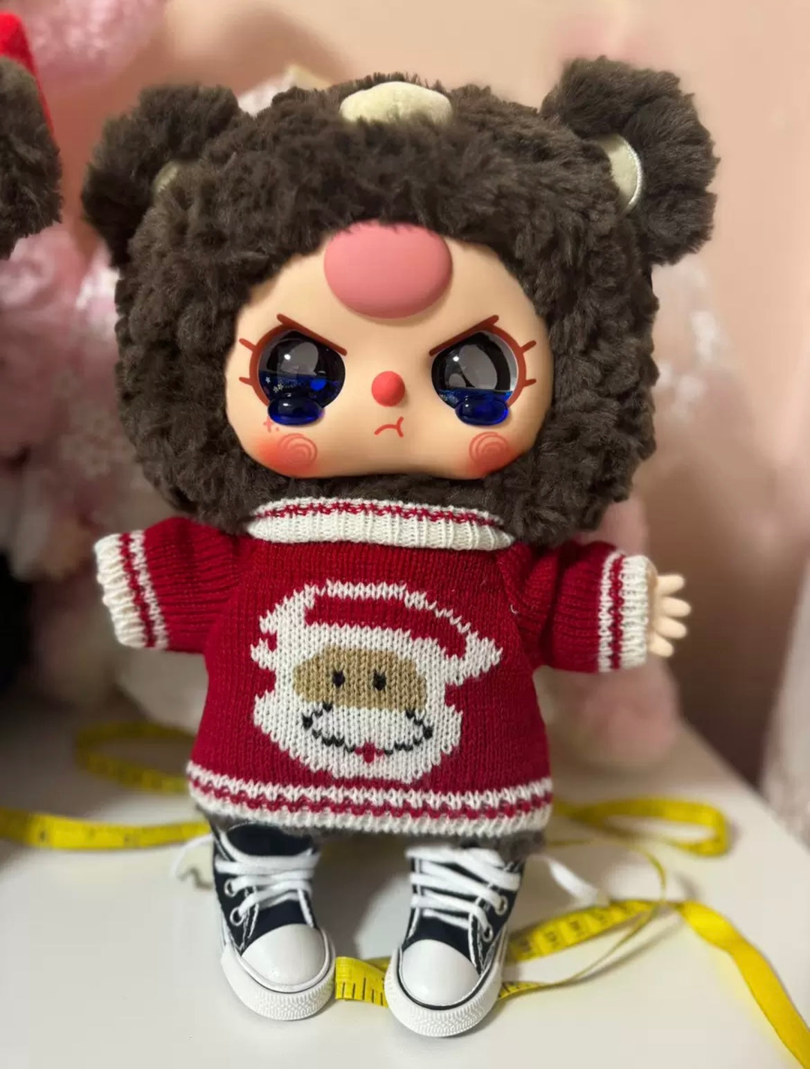 Clothes for bb3 labubu Macaron Baby Three 400%/Mini Lovely