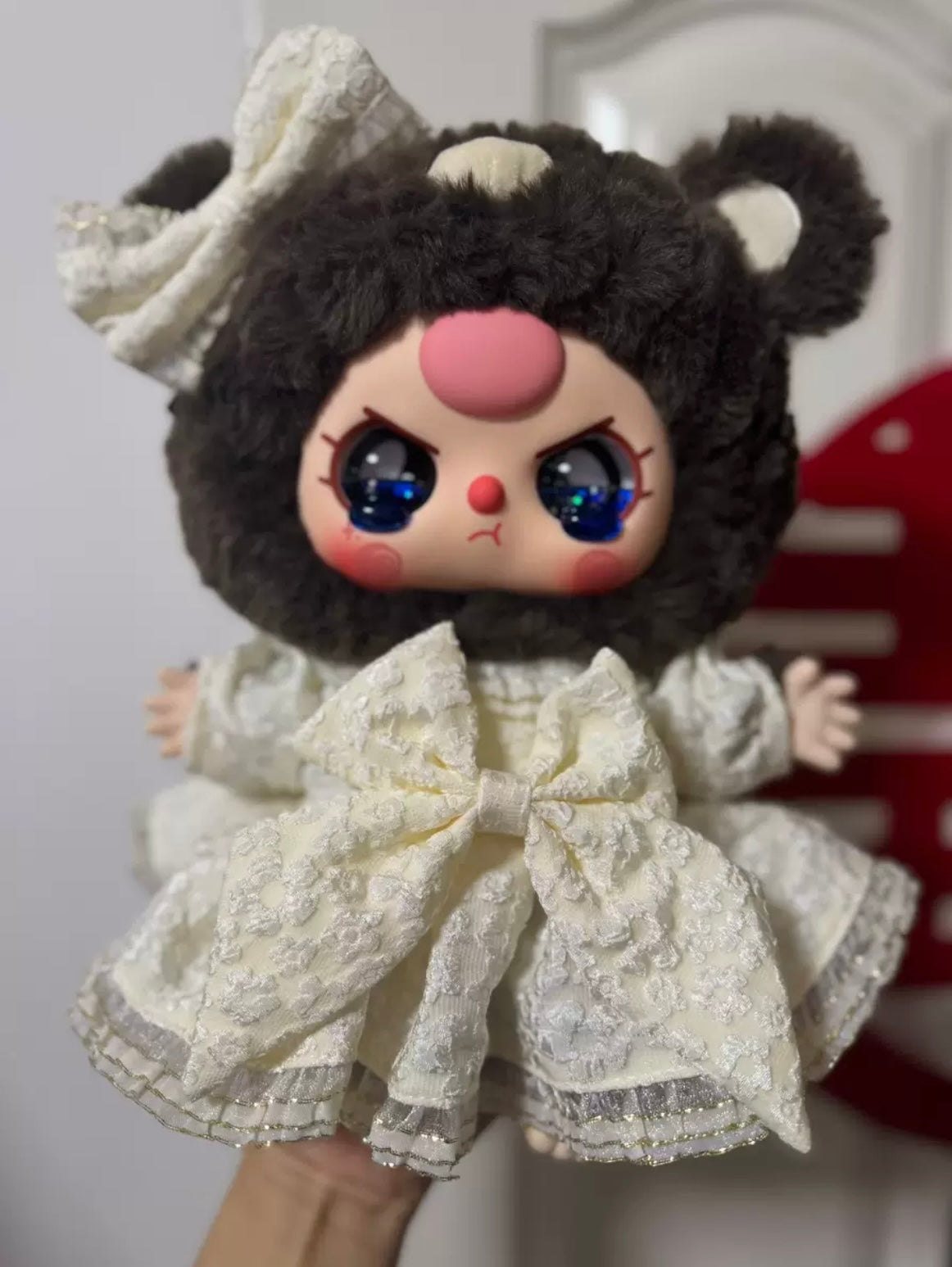 Clothes for bb3 labubu Macaron Baby Three 400%/Mini Lovely