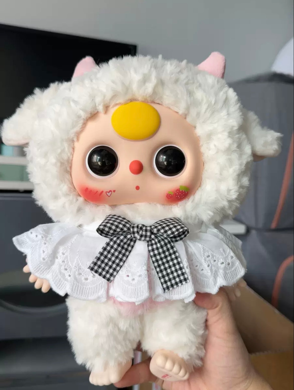 Clothes for bb3 labubu Macaron Baby Three 400%/Mini Lovely