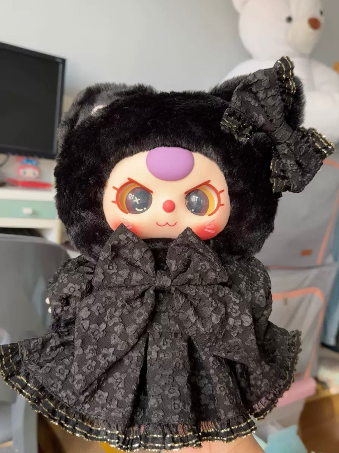 Clothes for bb3 labubu Macaron Baby Three 400%/Mini Lovely