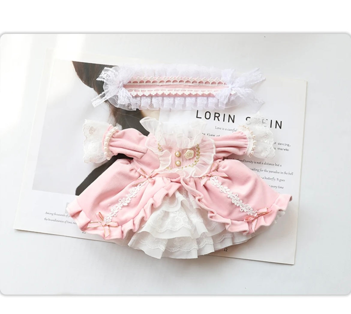 Clothes for bb3 labubu Macaron Baby Three 400%/Mini Lovely
