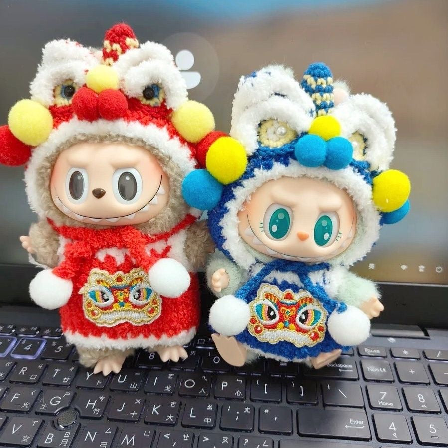 Clothes for bb3 labubu Macaron Baby Three 400%/Mini Lovely