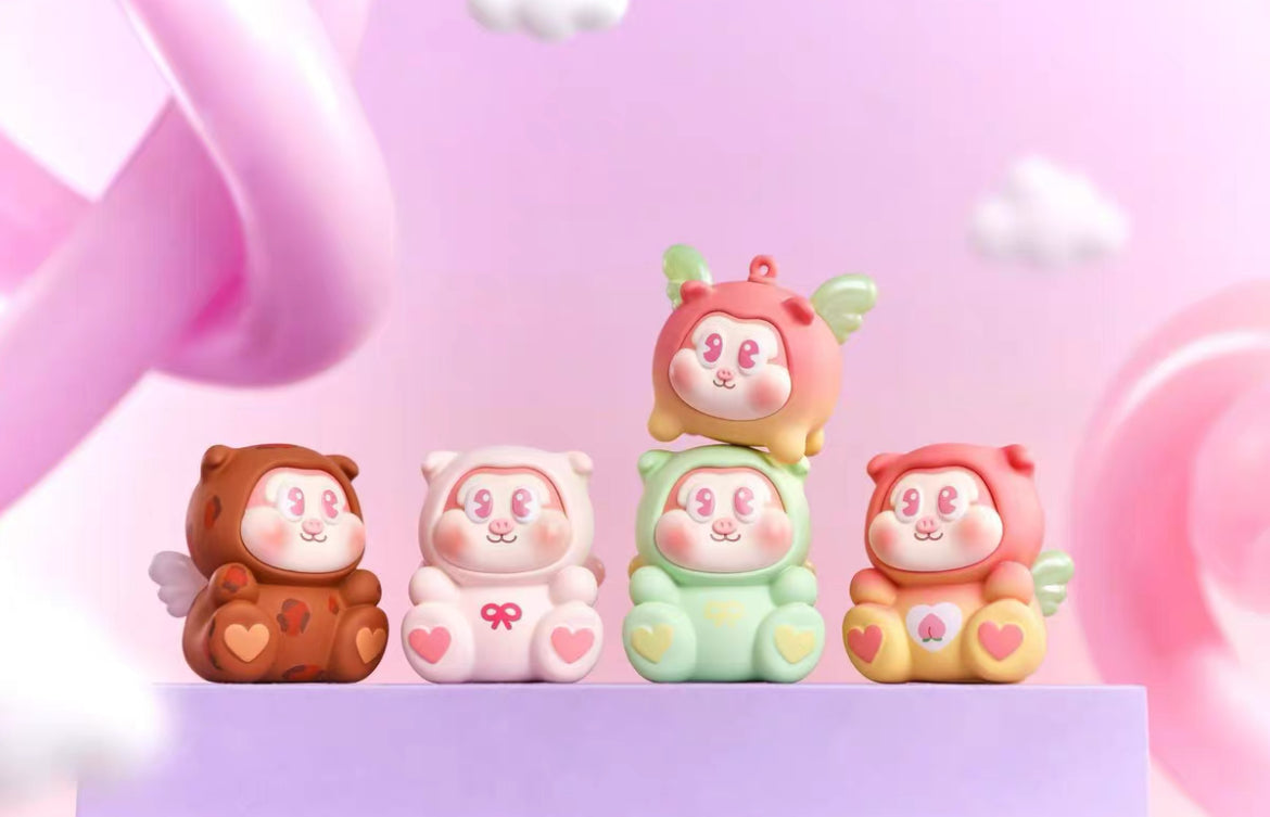 Sllo Flying Pig Mini Figure Bean