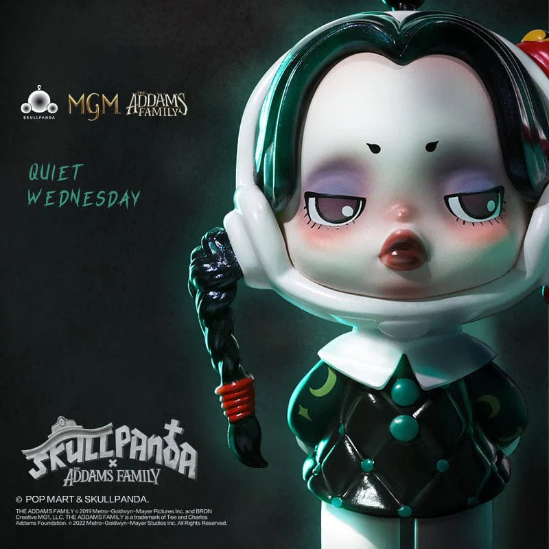 Skull Panda×Addams Family Series figure