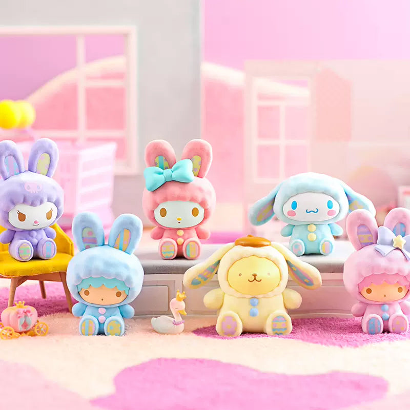 Sanrio Rabbit Flocking series Figures girl gift