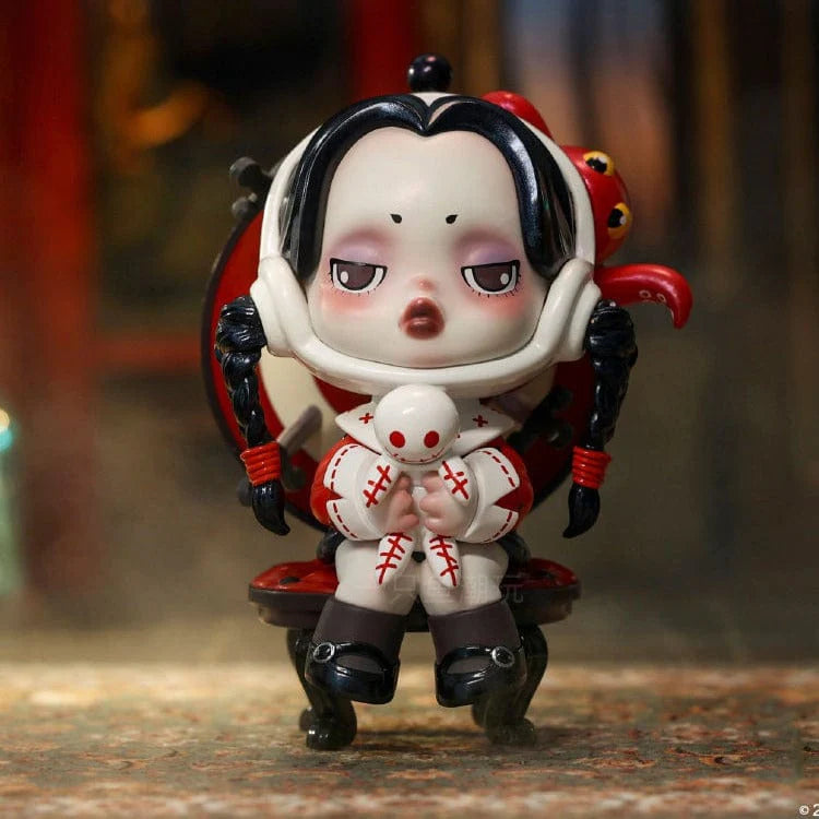 Skull Panda×Addams Family Series figure