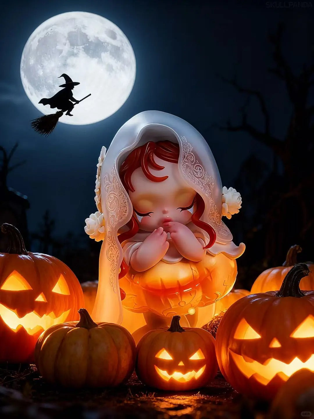 Skullpanda Sign the White Moon Contract Hanging Card(pre-order)