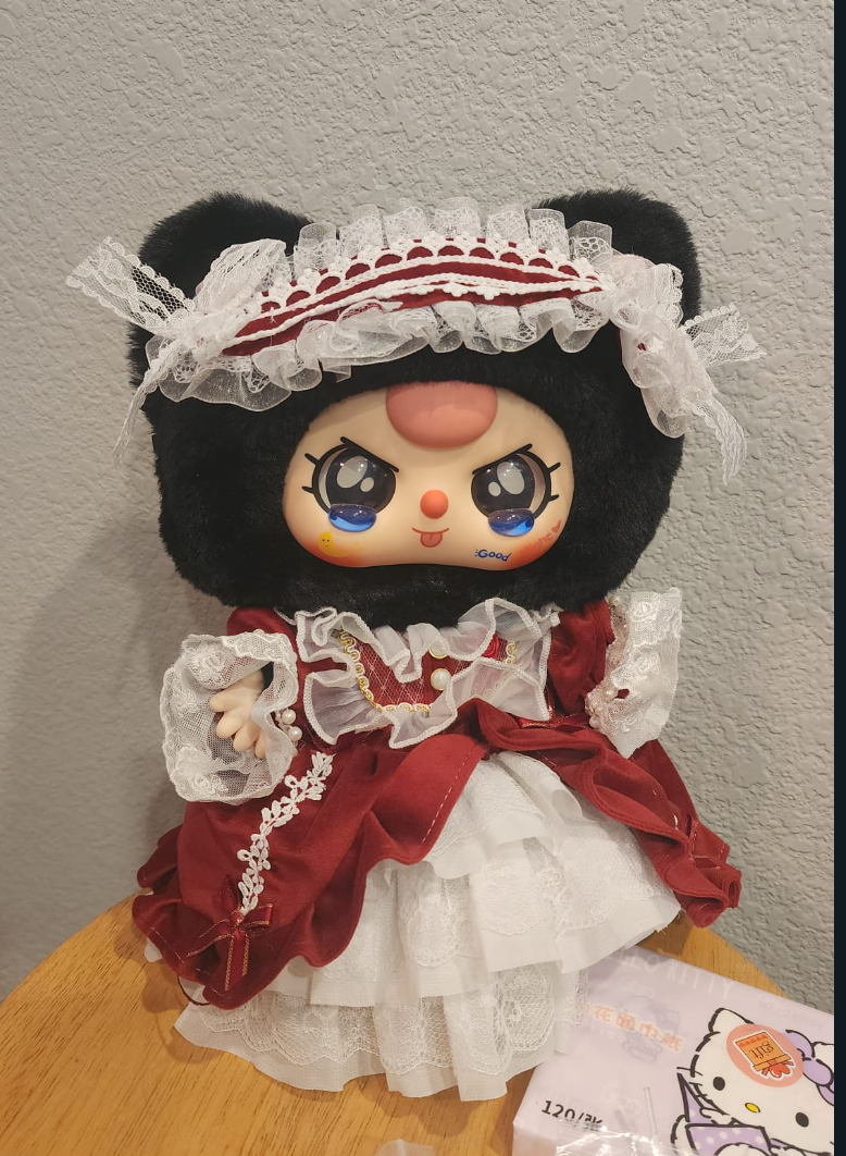 Clothes for bb3 labubu Macaron Baby Three 400%/Mini Lovely