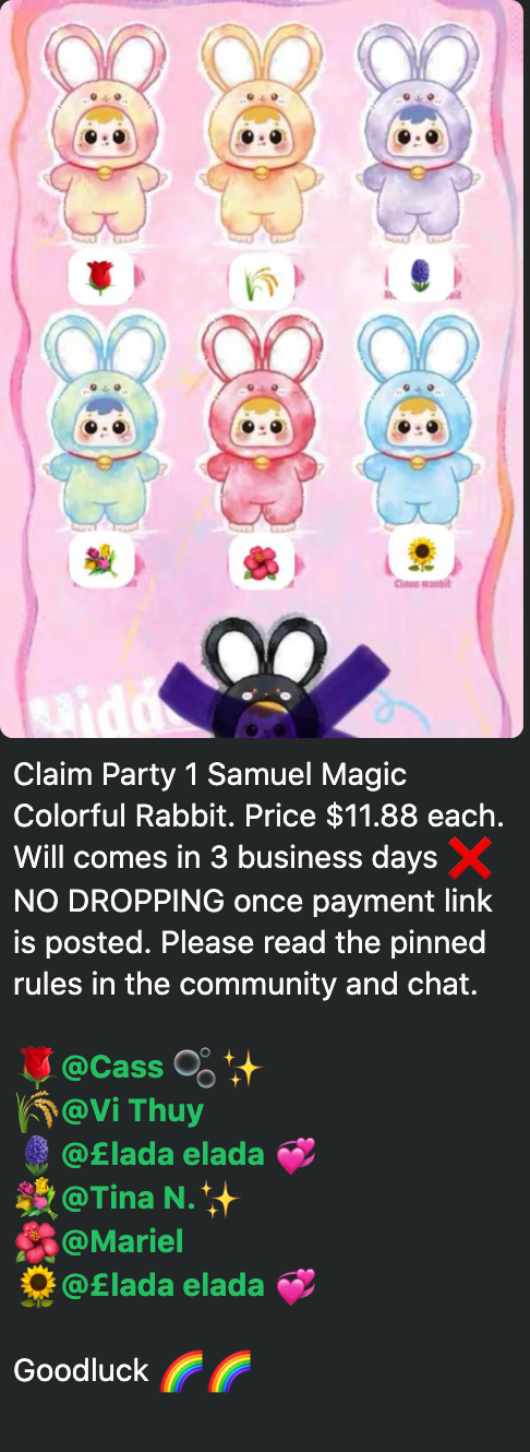 cp 1 Samuel Magic Colorful Rabbit 0731