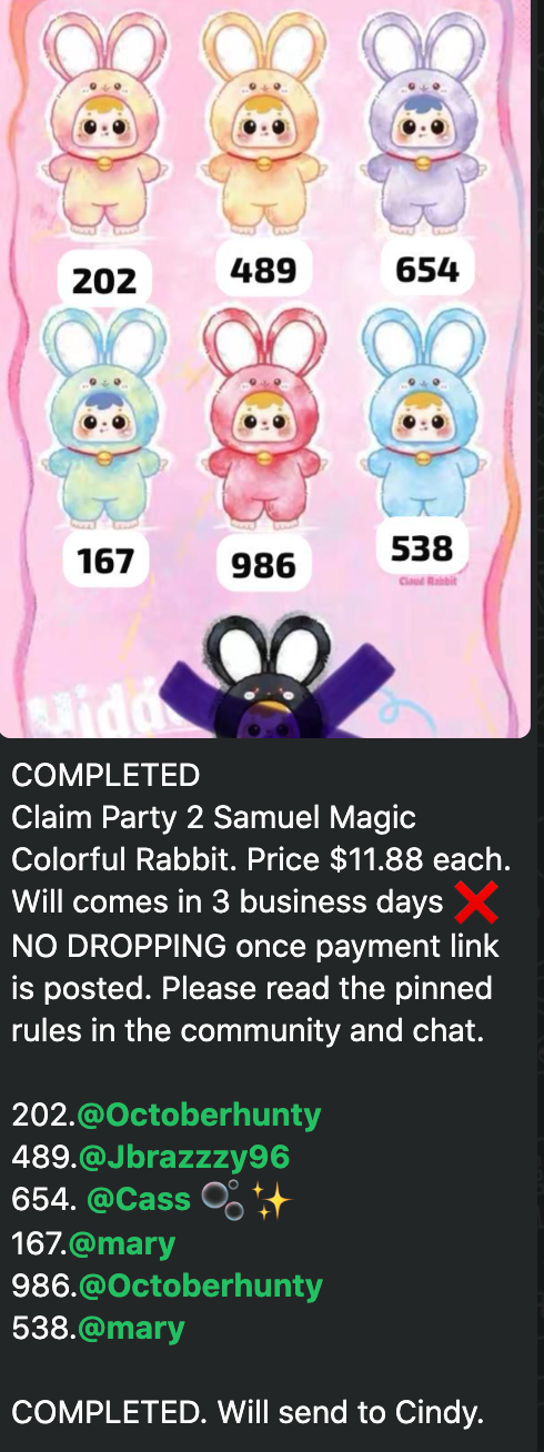 cp 2 Samuel Magic Colorful Rabbit 0731
