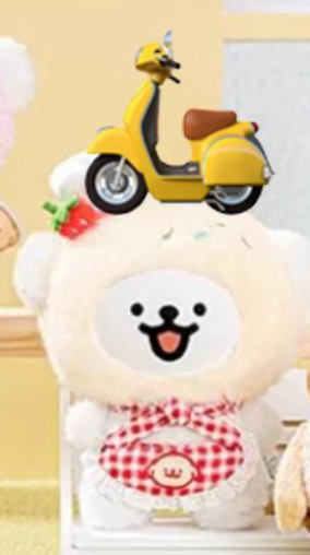 cp 2 maltese colorful daily life series plush 0731