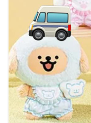 cp 2 maltese colorful daily life series plush 0731