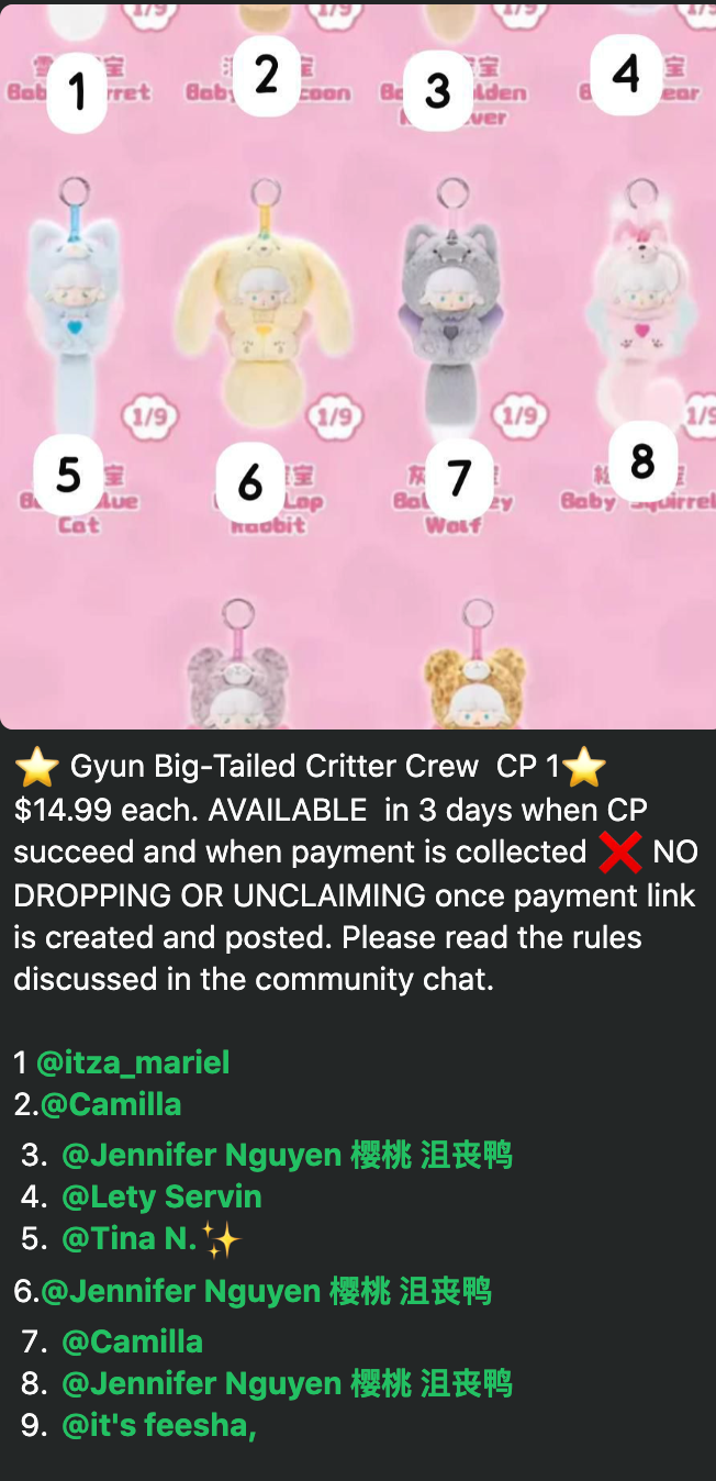 cp 1 Gyun Big-Tailed Critter Crew 0821