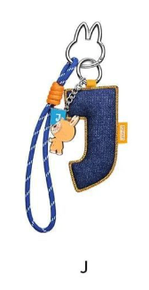 cp 2 labubu letter A-? keychain 0902