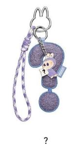cp 2 labubu letter A-? keychain 0902