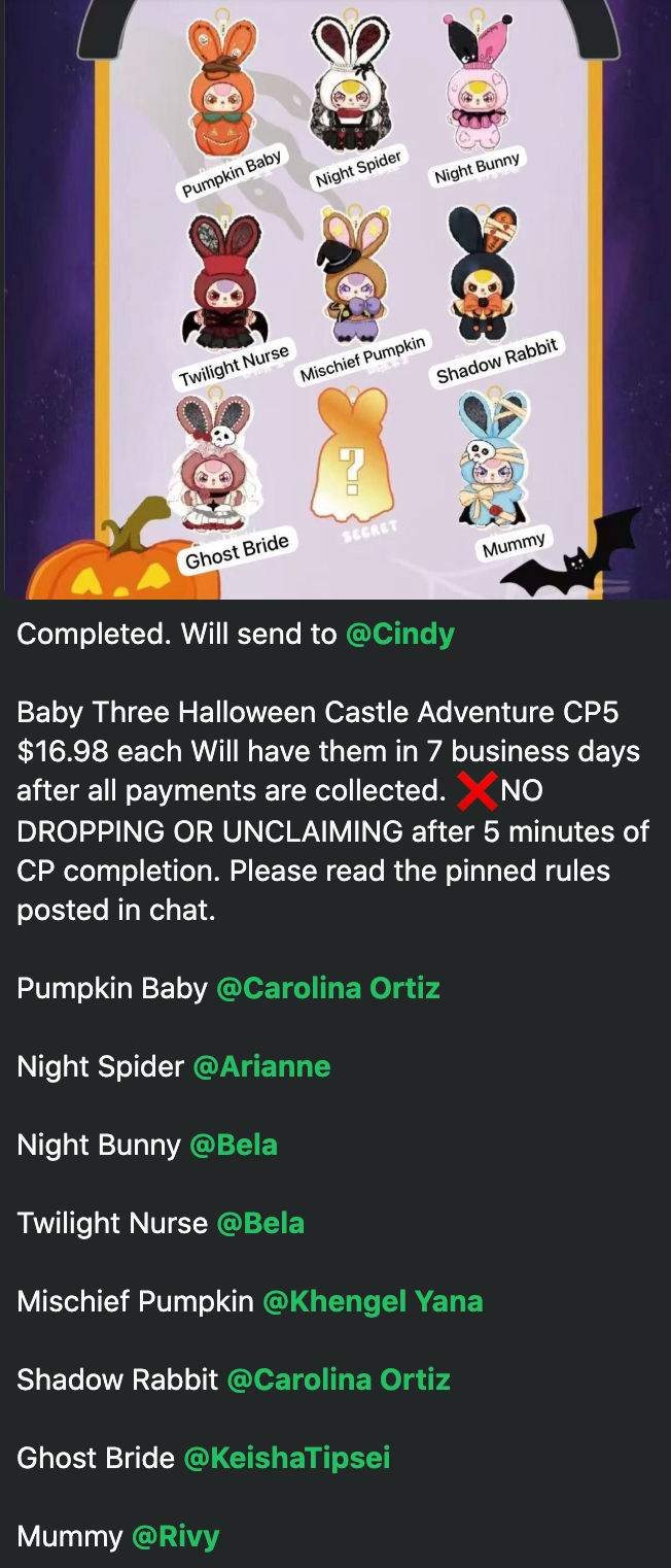 cp 5 Baby Three Halloween Castle Adventure 1010